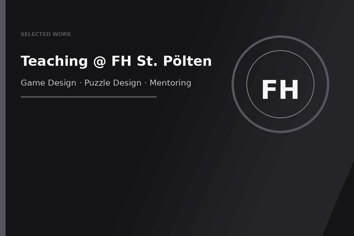 Teaching @ FH St. Pölten